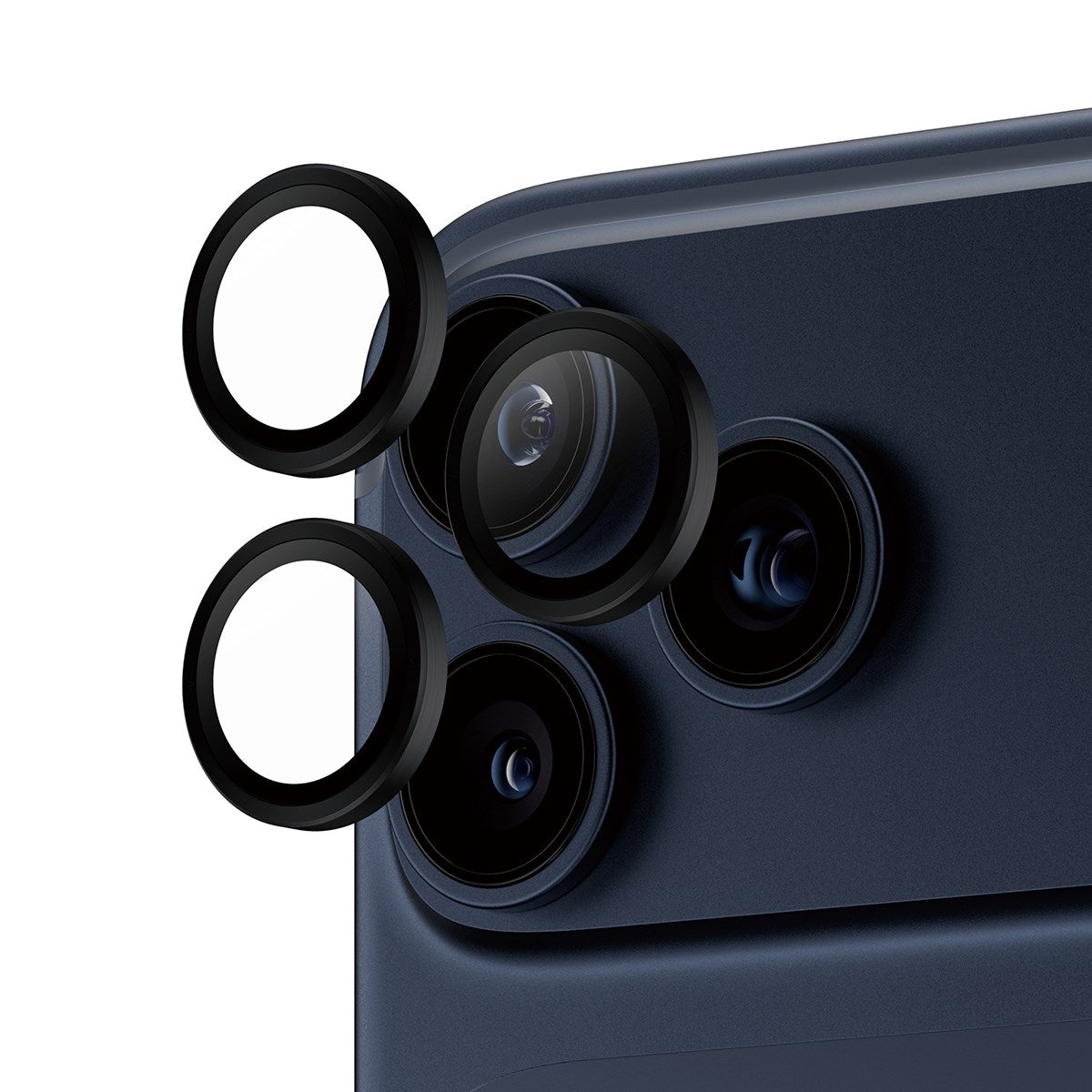 PanzerGlass® Hoops® Schwarz Kameraschutz iPhone 17 Pro | iPhone 17 Pro Max | iPhone 16 Pro | 16 Pro Max